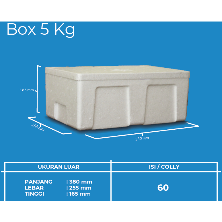 Box Styrofoam 5 kg Sterofoam Gabus