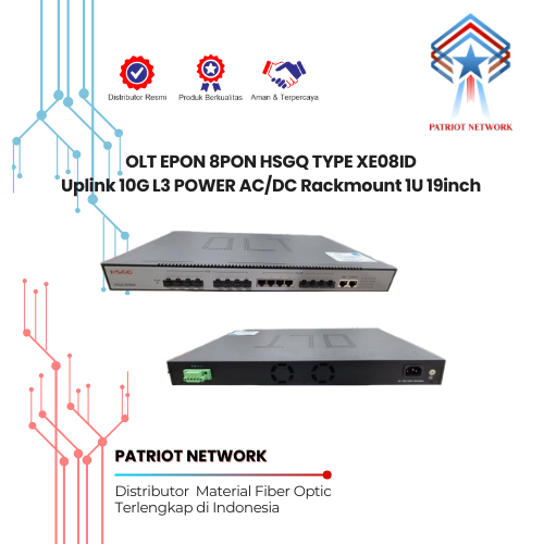 OLT HSGQ EPON XE08ID Uplink 10G