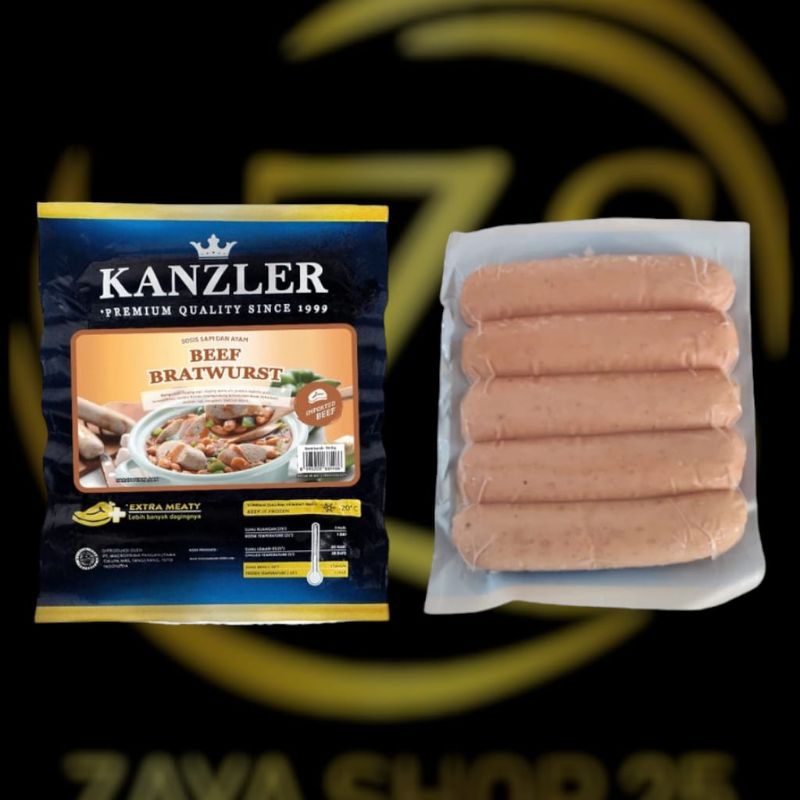 

Kanzler Sosis Beef Bratwurst 360gr 5pcs