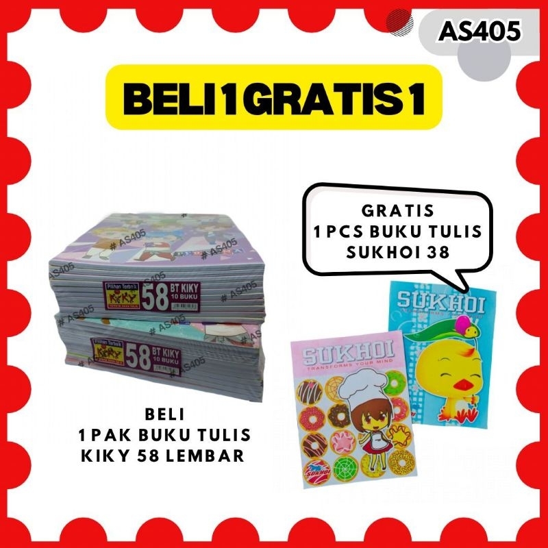 

Buku Tulis Kiky isi 58 lembar