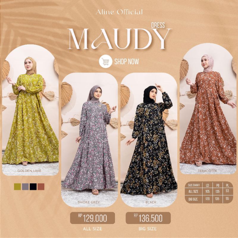 Maudy Dress by Latisza Official Original | Gamis Syar'i | Bisa COD