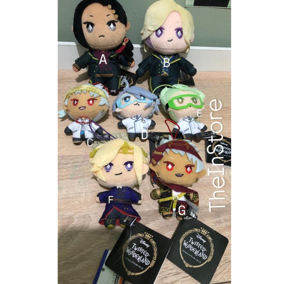 Boneka Twisted Wonderland Keychain Doll Twisted Wonderland