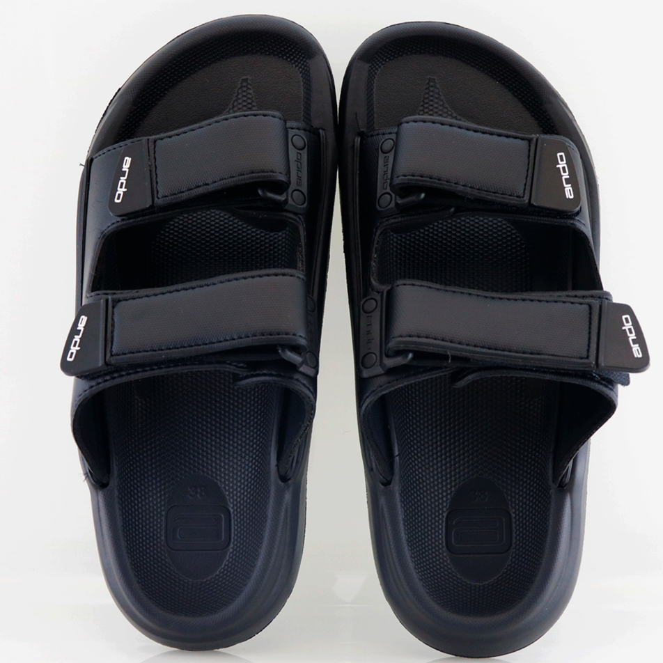 NEW Hits Hitam Sandal Pria Selop Slip On 2024 Surabaya