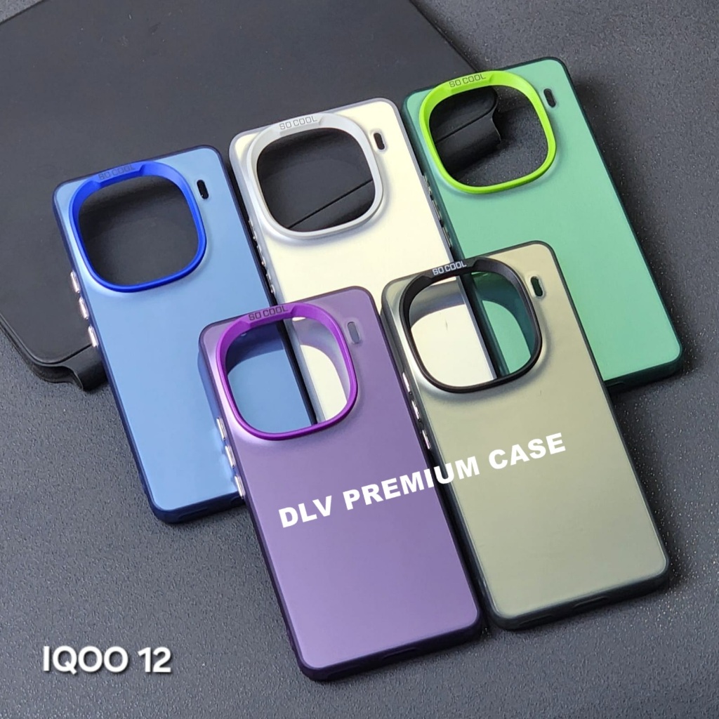 IQOO 12 CASE IMD HYBRID PLATE HOLOGRAM CASE SOCOOL IQOO 12