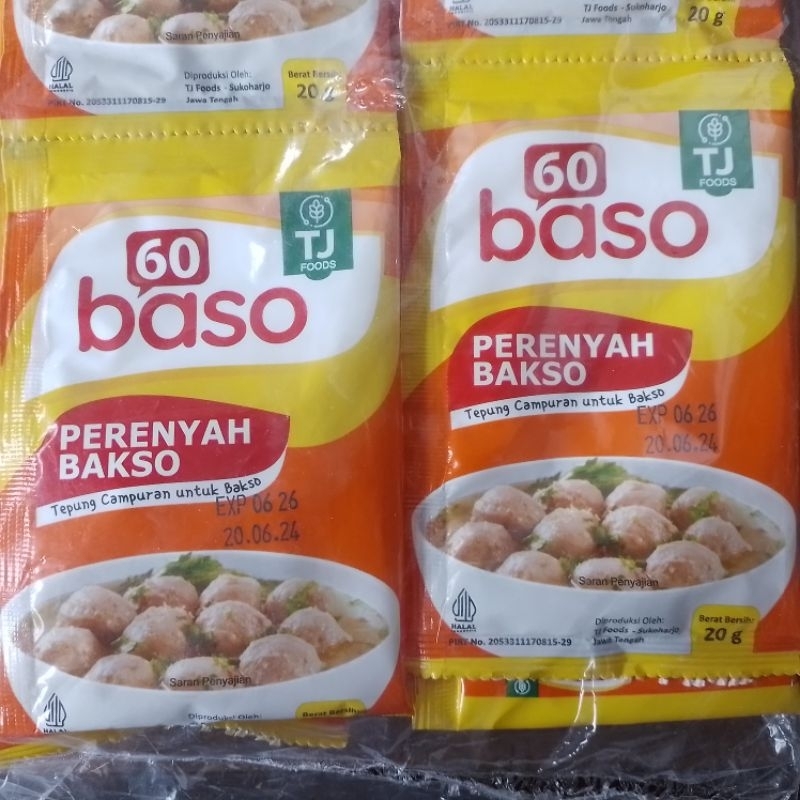 

Paket Hemat 5 pcs.. Tepung perenyah Go bakso 20g