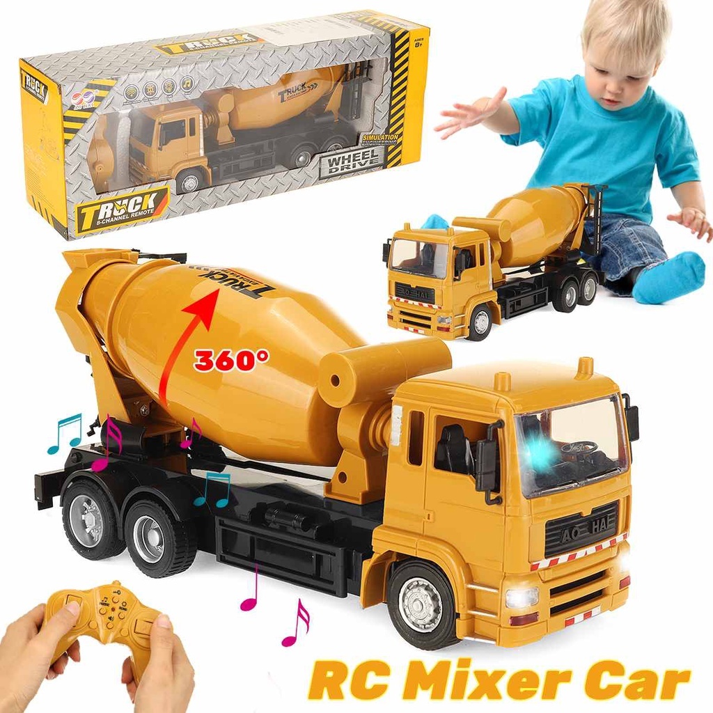 Mainan RC Truck Molen Mixer  Semen Remote Control Truk Pengaduk Semen Remote Control Truk Molen