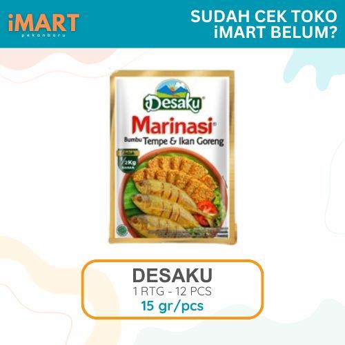 

Desaku Marinasi - 1 Renteng Isi 12 Pcs - Bumbu Praktis untuk Marinasi Lezat