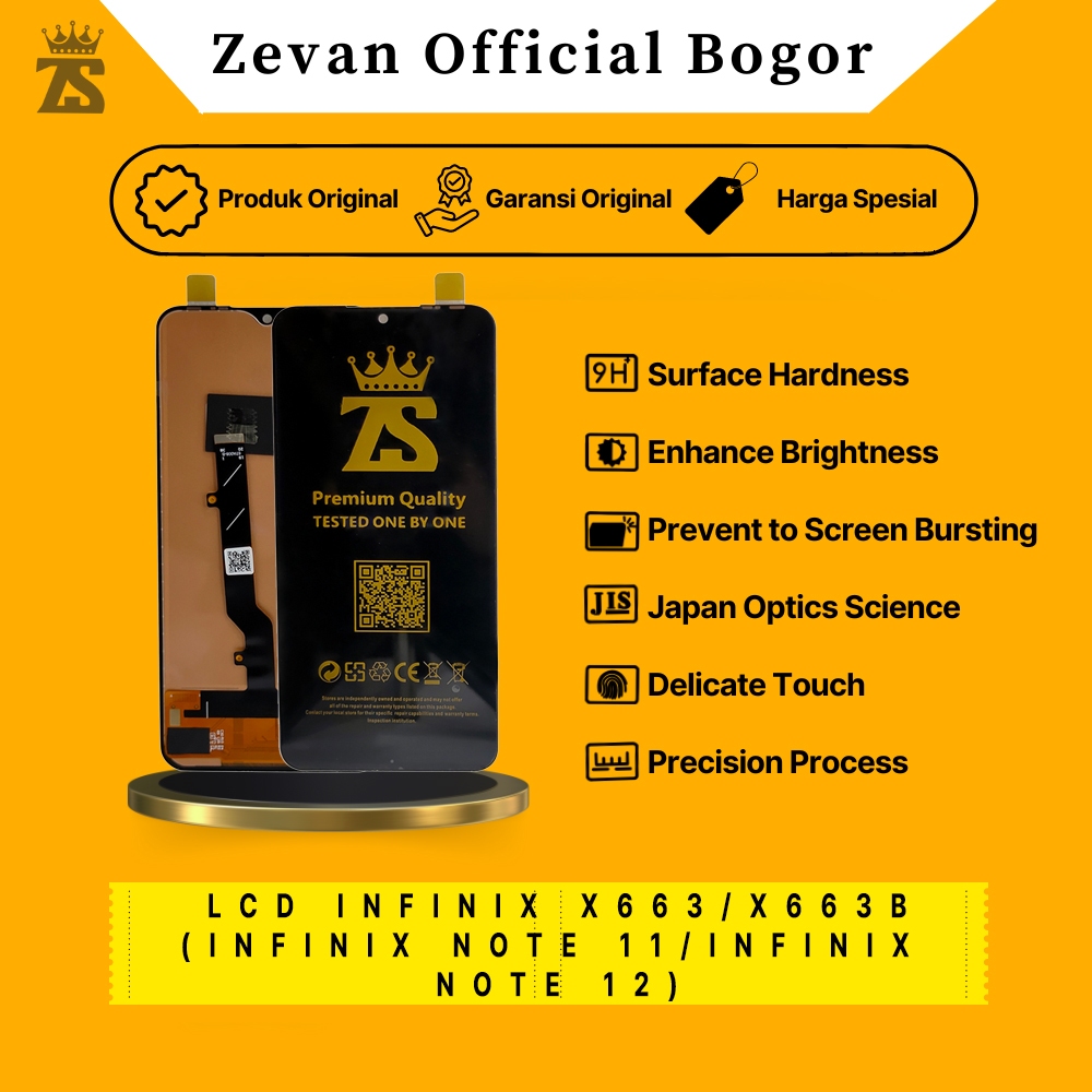 [ ORIGINAL ] LCD INFINIX NOTE 11 / NOTE 12 ( X663 - X663B ) - UNIVERSAL ORIGINAL QUALITY ZEVAN