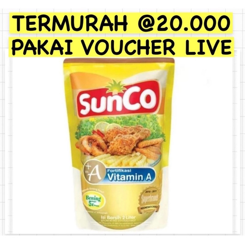 

SUNCO 2L MINYAK GORENG REFFIL 2L