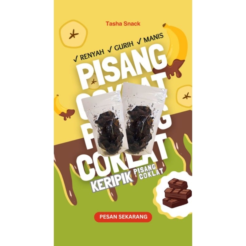 

Kripik pisang coklat