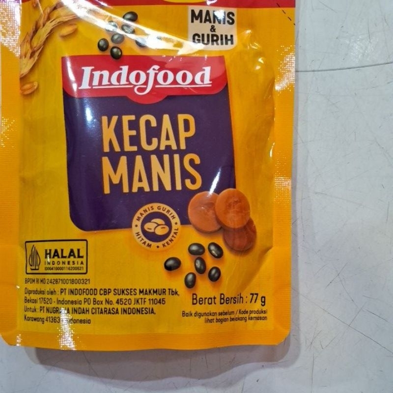 

Indofood kecap manis 77 g