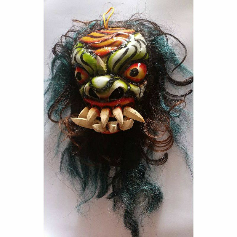 ✔️READY Topeng gedruk Buto Ijo / Topeng Gedruk Bahan Mika Topeng Rampak Buto