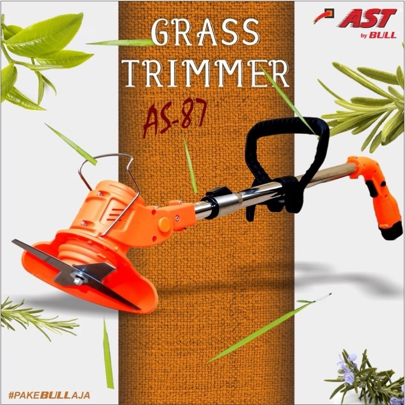 mesin potong rumput AS-87 AST / mesin potong rumput baterai ast / mesin potong rumput baterai 12v as
