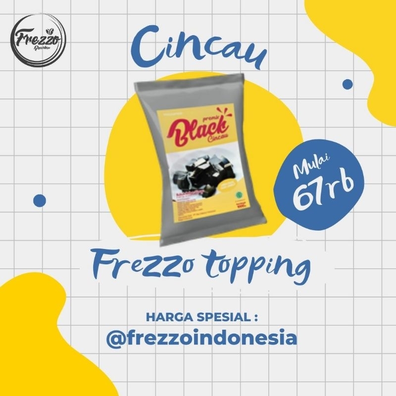 

Topping Cincau hitam 1000 gr/All Topping Minuman Murah dan kekinian/ Frezzo Indonesia