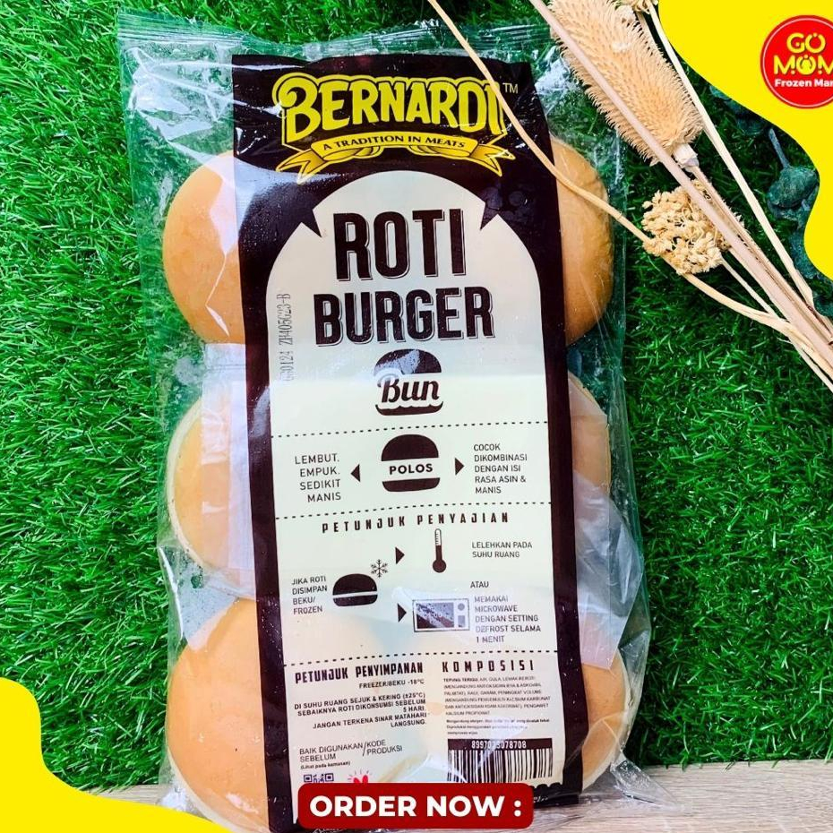 

BERNARDI ROTI BURGER MINI POLOS ISI 6