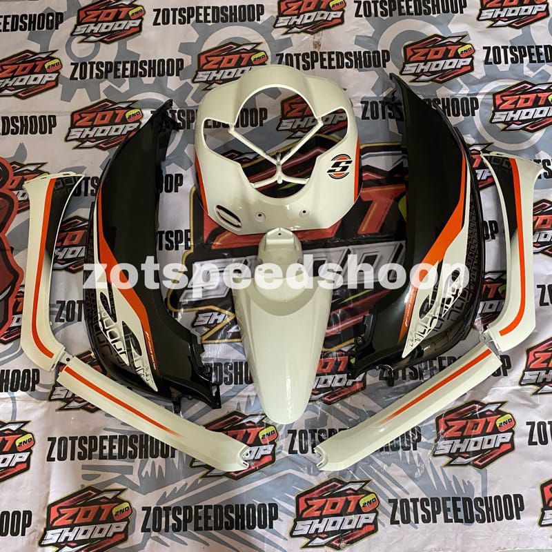 COVER BODY SCOOPY DONAT MOTOR HONDA SCOOPY TAHUN 2017-2019 FULLSET BODY HALUS SCOOPY DONAT RING 12