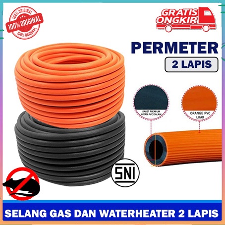 Selang Gas Orange Selang LPG Selang Regulator Kompor Gas High Pressure terlaris