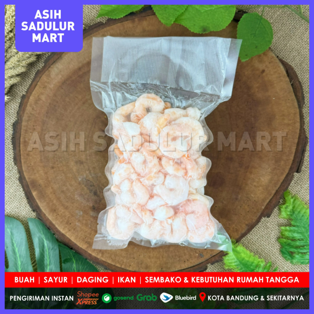 

Udang Kupas 500g / 250g Frozen Ikan Segar Bandung | Asih Sadulur Mart