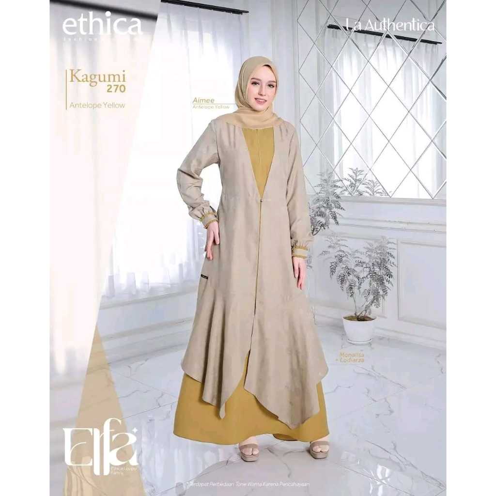 KAGUMI 270 ANTELOPE YELLOW GAMIS IBU SARIMBIT ELFA 266 ANTELOPE YELLOW