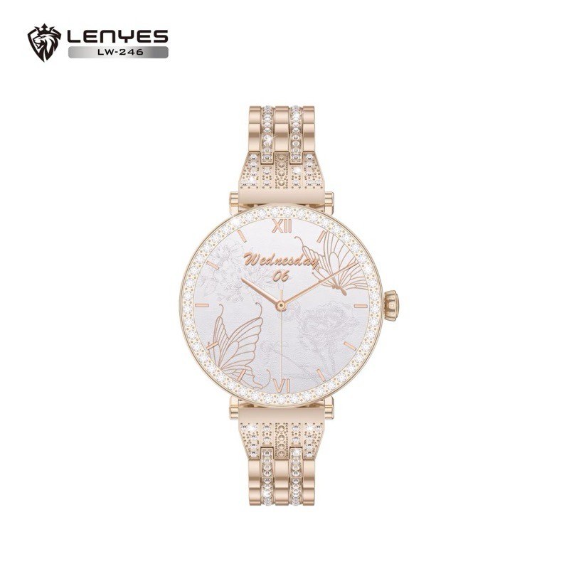 LENYES LW246 1.19" Amoled Smart Watch Sport Health Monitoring Wireless Magnetic Smartwatch Touch Screen Jam Tangan