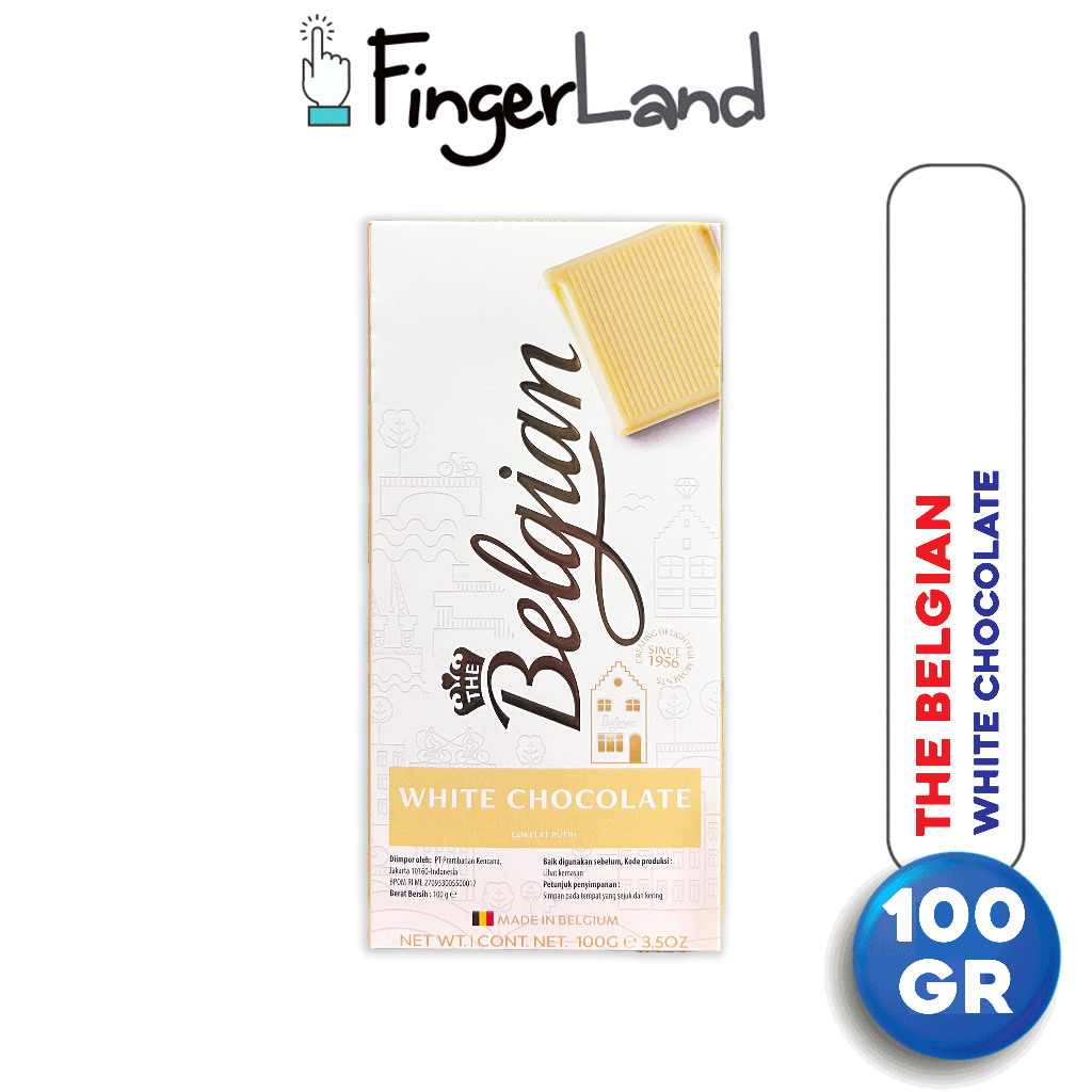 

THE BELGIAN White Chocolate 100 gram Cokelat Putih