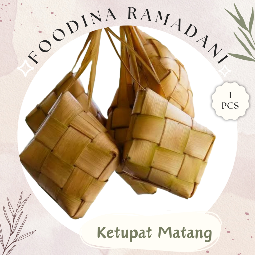 

KETUPAT Matang - Ketupat Homemade Fresh [ Size M/L ] Harga Per PCS