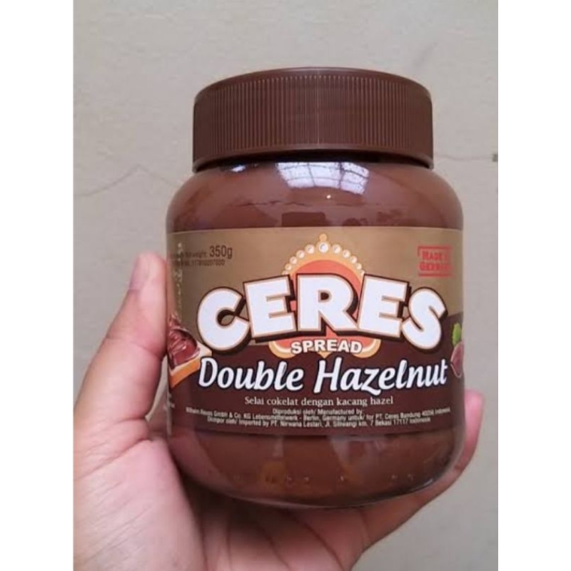 

Ceres Spread Double Hazelnut (Selai Cokelat dengan Kacang Hazel) 350 gram