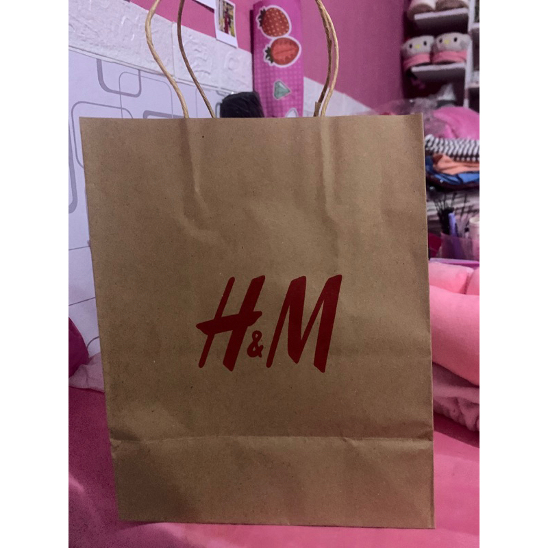 

PAPER BAG H&M Ori STORE( Min order 2)