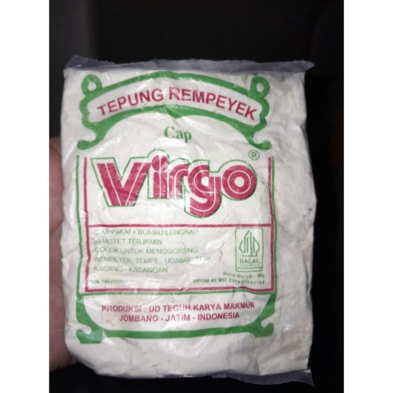 

TEPUNG PEYEK VIRGO 40 g