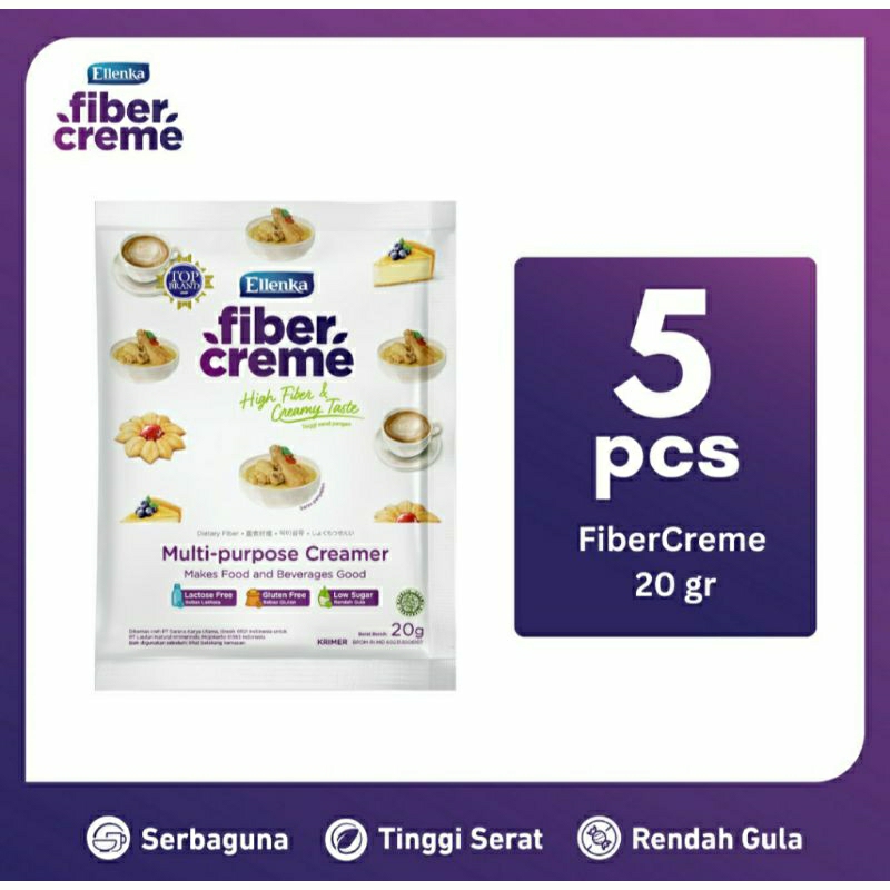 

Fiber Creme Sachet 20 gr 5 pcs Krimer Bubuk 20 gr 5 Pcs