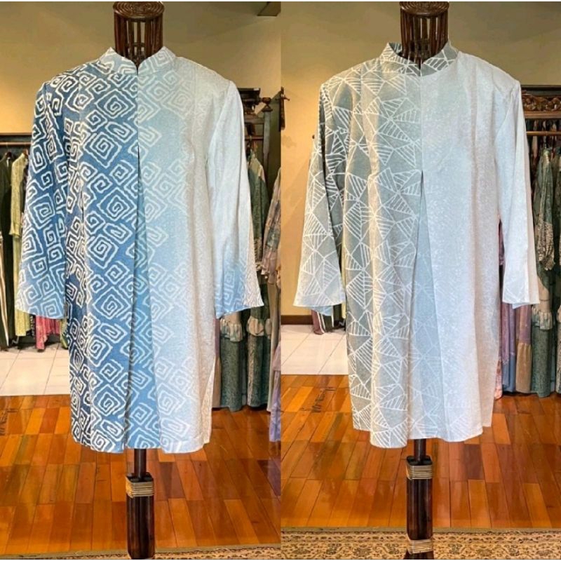 Afika Tunik Viscos by Dian Pelangi LIMITED EDITION Baju Blouse Atasan Kemeja Blus Hijab Kerja Kantor