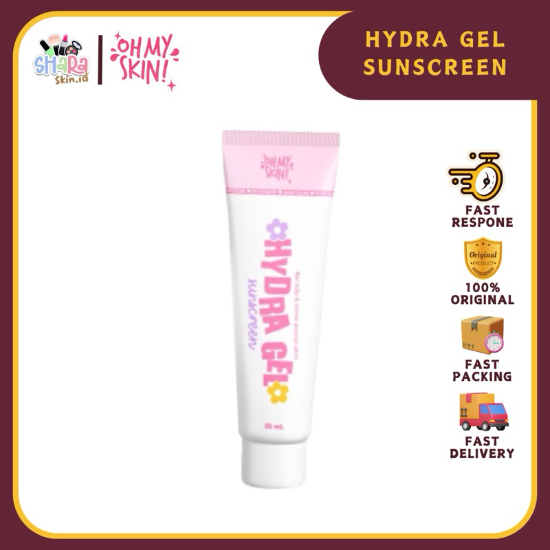 OHMYSKIN HYDRA GEL Sunscreen / sun screen untuk kulit jerawat