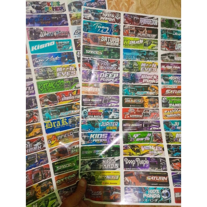 

STIKER LOGO BUS BASURI 1 LEMBAR ISI 45 KOTAK