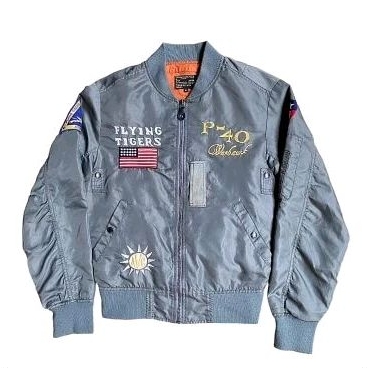 Bomber Jacket Aspesi Blue