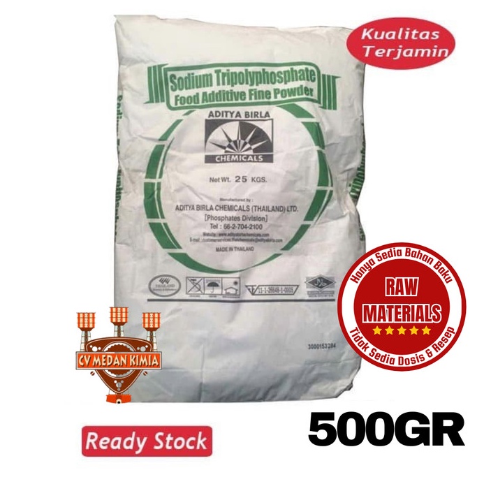 

Potongan Diskon STPP Sodium Tripolyphospate 5gram Food Grade Pengenyal bakso