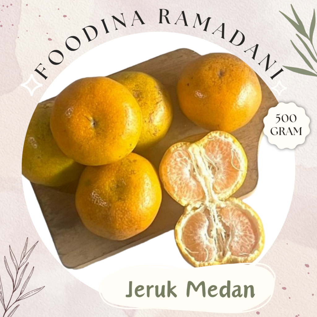 

JERUK MEDAN Berastagi - Medan Orange Fresh [ Size S Berat 500gr ] Harga Per 0,5 Kg
