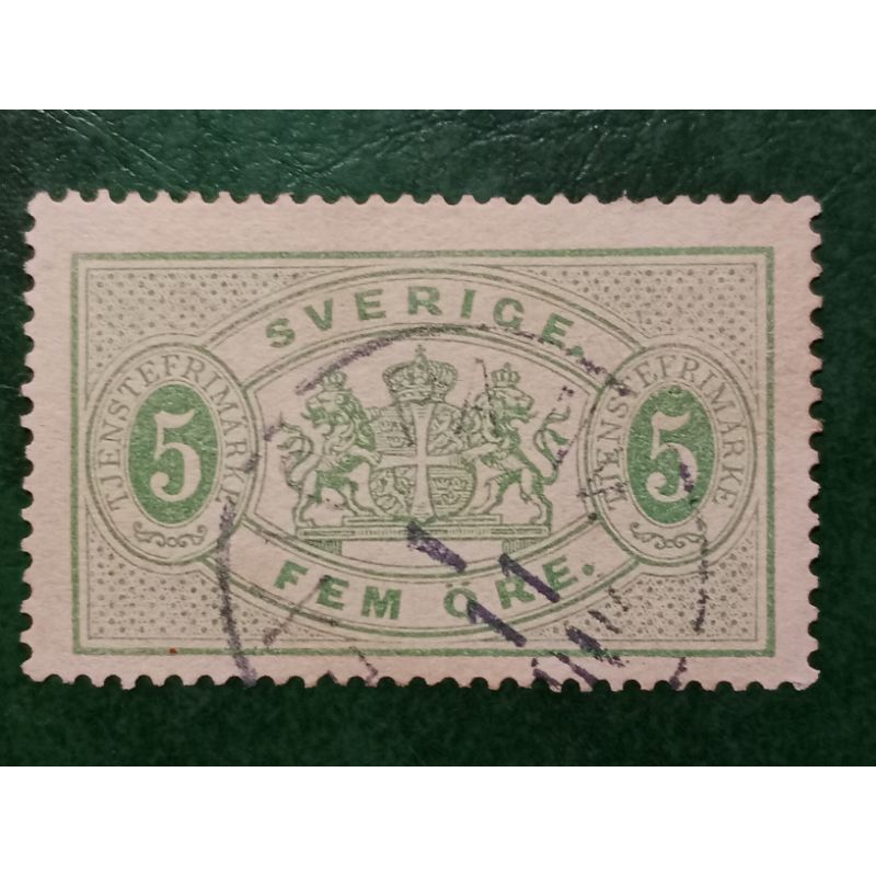 

Prangko Swedia 5 ORE Tahun 1874-1893 USED