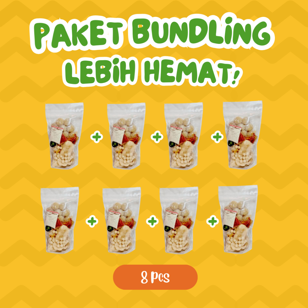 

8 Pcs Paket Bundling Baso Aci Instant Hemat Murah