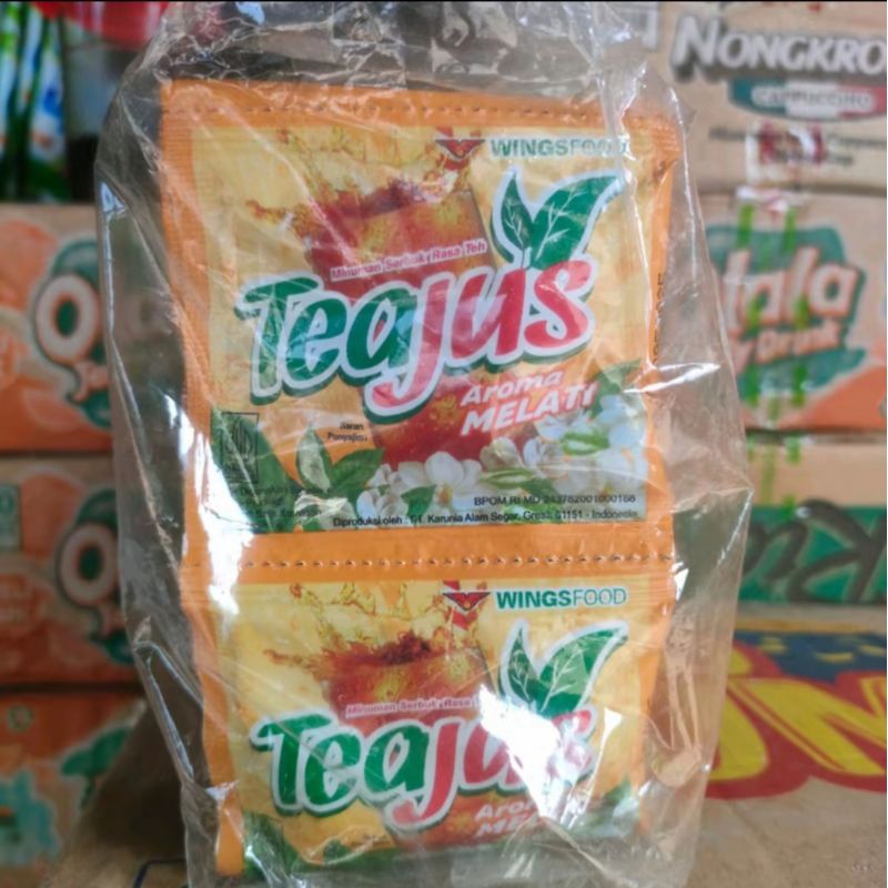 

TEAJUS GULA BATU / MELATI 1 PACK ISI 6 RENCENG