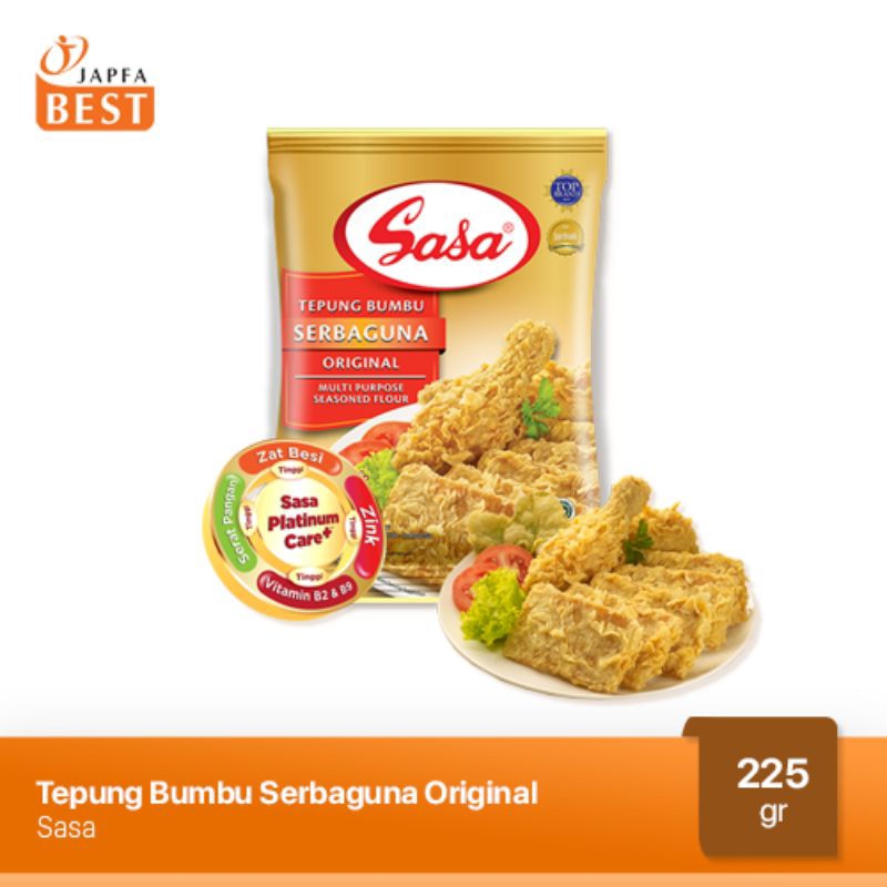 

Sasa tepung bumbu serbaguna bervitamin & bermineral 210gr-5pcs