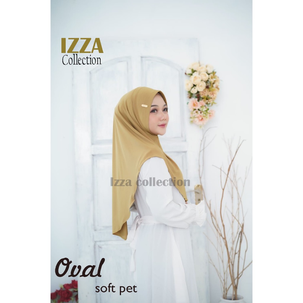 HIJAB INSTAN IZZA | HIJAB DAILY JERSEY | HIJAB POLOS SOFT PET