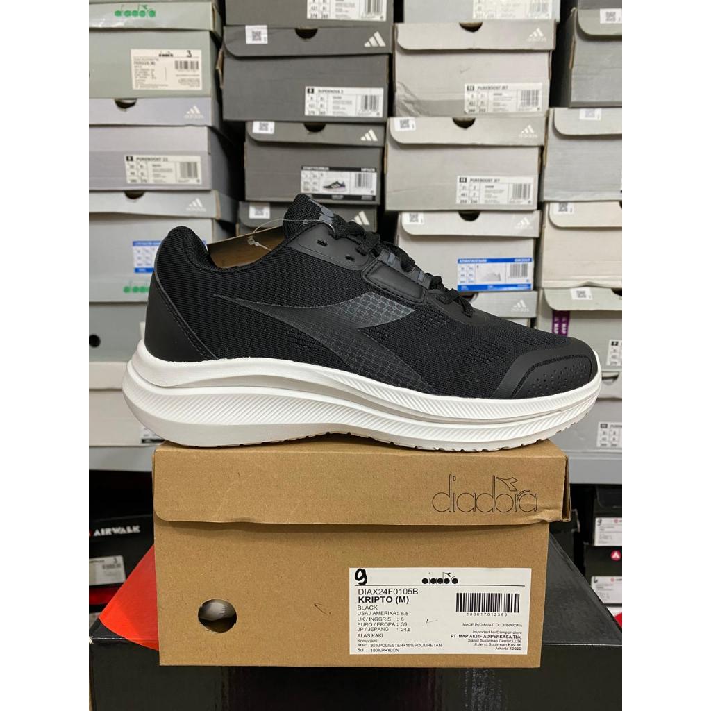 Diadora Kripto Black Men Shoes Original