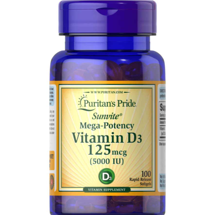 Vitamin D3 Puritans Pride Original USA Dijamin