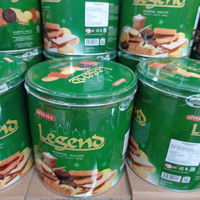 

PROMO Biskuit Kaleng Serena Legend 287gr , Kue KAleng Serena