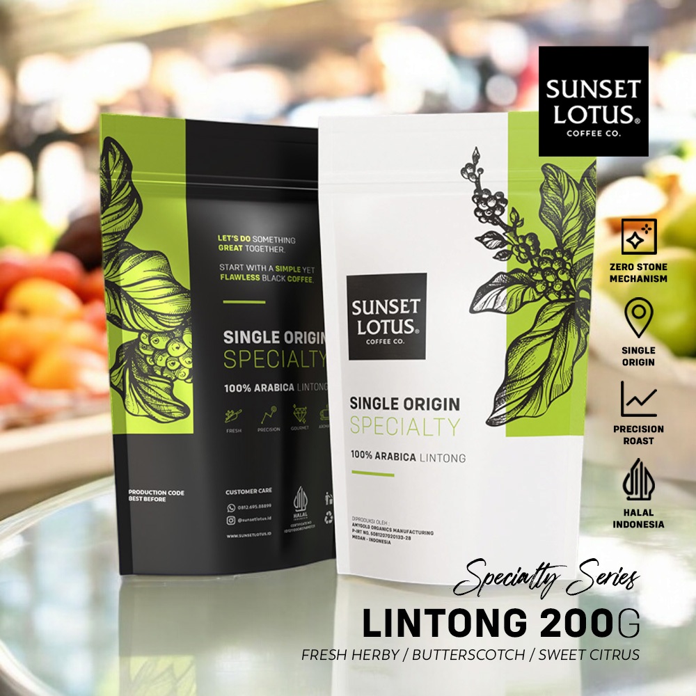 

Sunset Lotus Specialty Arabika Lintong 200g