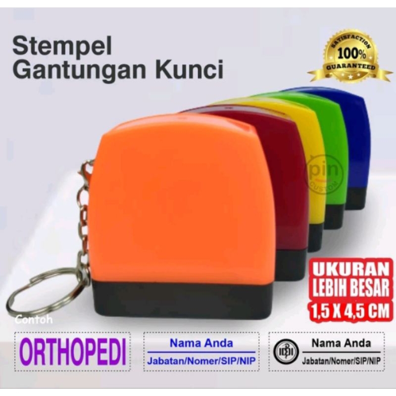 

Stempel nama/Dokter Toko/ukuran 5415 lebih besar.