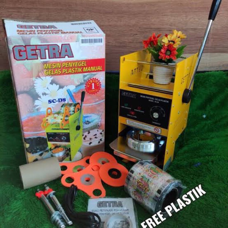 GETRA SC-D8.L MANUAL CUP SEALER / MESIN PENYEGEL CUP SEALER MANUAL