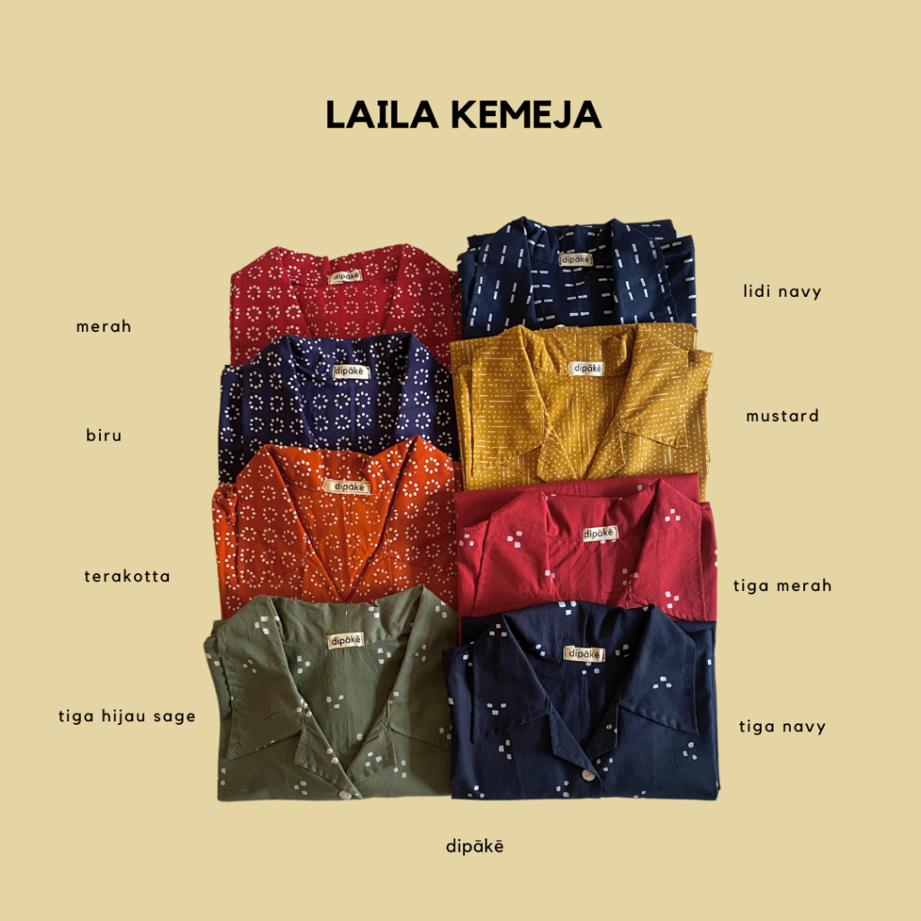 Kemeja Oversized Batik Cap Laila