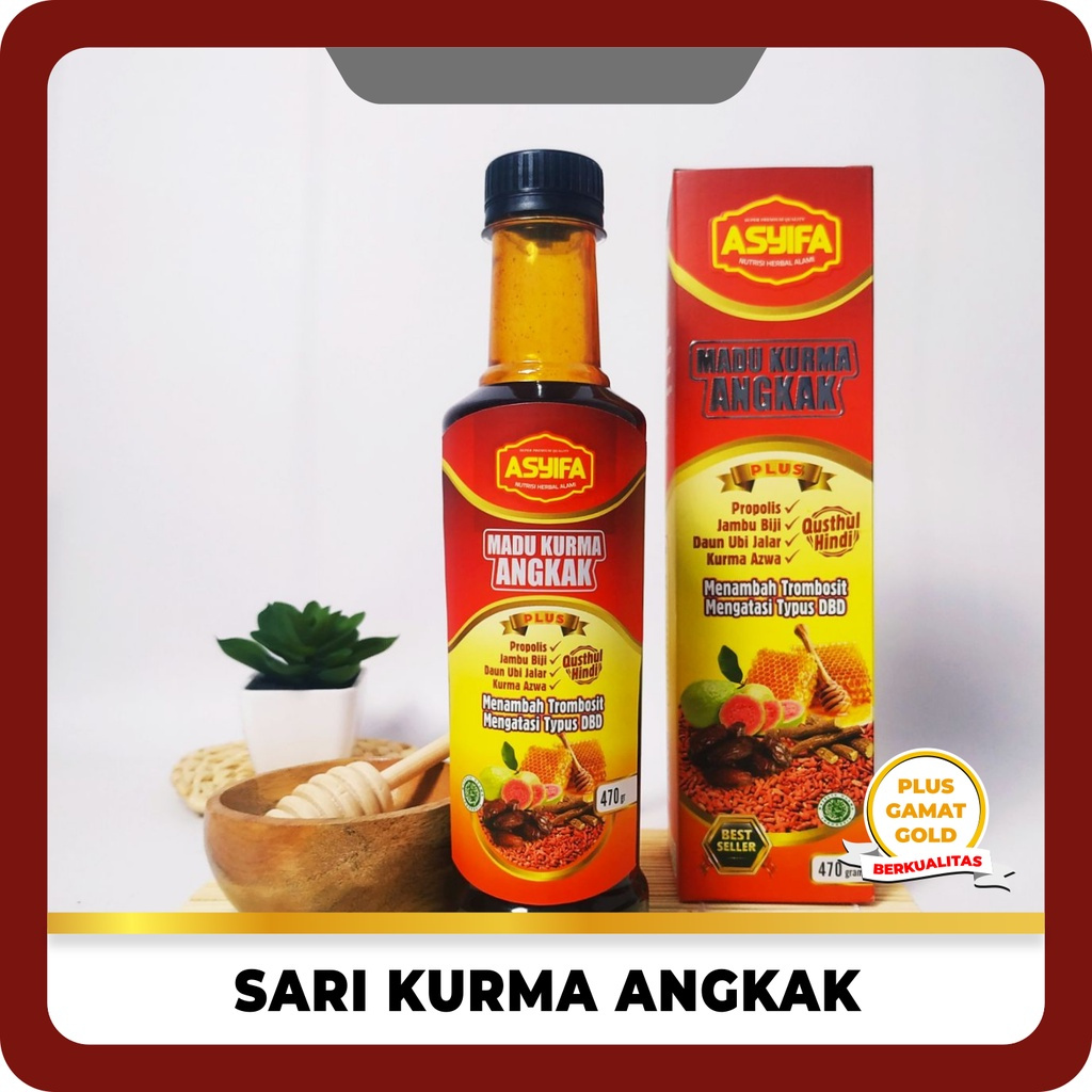 Ranumbi Asyifa Herbal Madu Kurma Angkak 470g Original