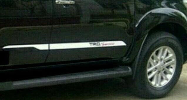 Berkualitas Stiker er body TRD sportivo fortuner vnt  Hitam